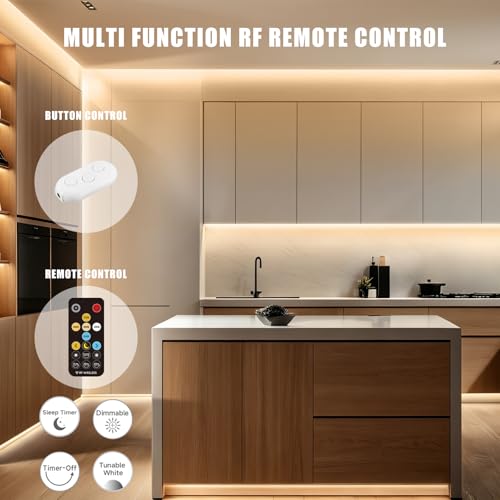 Tira LED COB 10m blanca ajustable 2700K-6500K con control miniatura 3