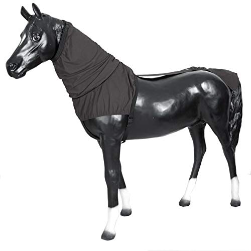 Boett Top & Tail Dark Brown - Protector de Colas y crines para equitación (Talla 125-135), Color marrón Oscuro