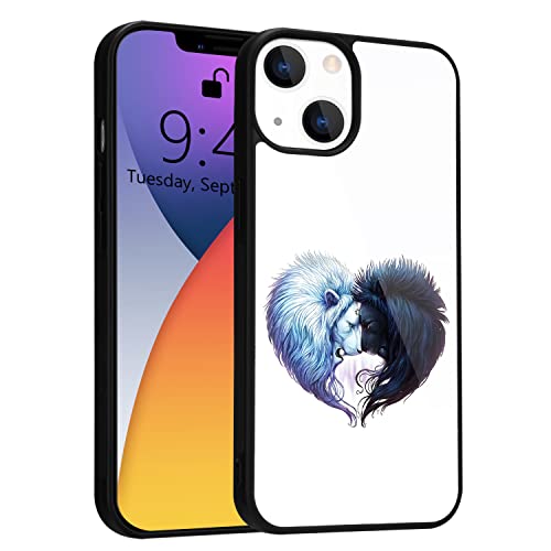 Joyland Love Lion Phone Case For Iphone 11 Aesthetic Sun Moon Lion Heart Case For Girls Boys #TOP24