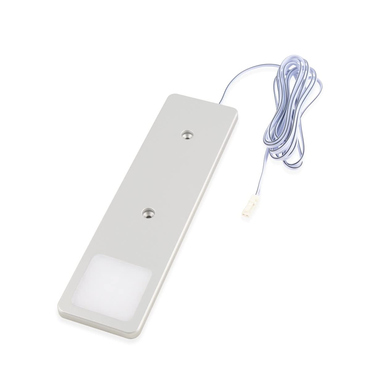 kalb | LED Unterbauleuchten SET Solid2, silbergrau mit mech. Schalter, 3W, 200cm Kabellänge, Auswahl:4er Set warmweiss