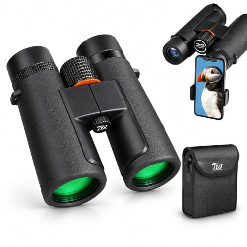 TRV 10X42 Birdwatching Binoculars for Adults High Powered Waterproof