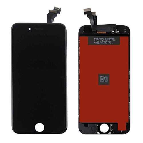 Fftopu Iphone 6 Screen Replacement Black, Lcd Display & Touch Screen Digitizer Frame Assembly Set With Repair Tools For A1549, A1586, A1589 (4.7 Inch) #TOP1