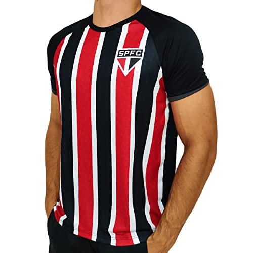 Camisa São Paulo Neocosmic - Masculino Tamanho:GG;Cor:Vermelho/Preto