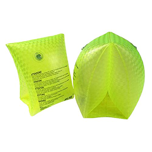 AiLike Inflatable Swim Arm Bands Water Wings Training Aid for Children Adults (Green, Triangle Style)