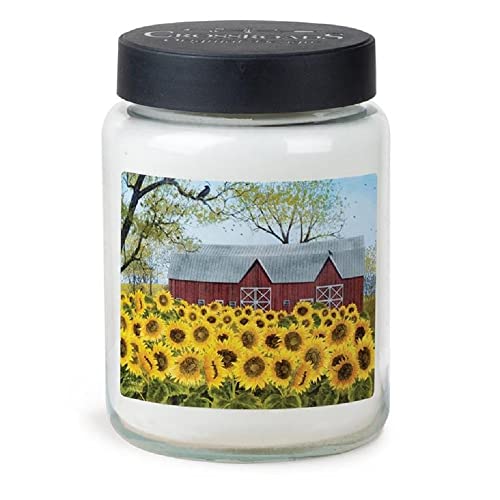 Crossroads Ll-Bj1134 Sunshine Sunflower Field Lemongrass Lavender Jar Candle, 26 Oz #TOP18