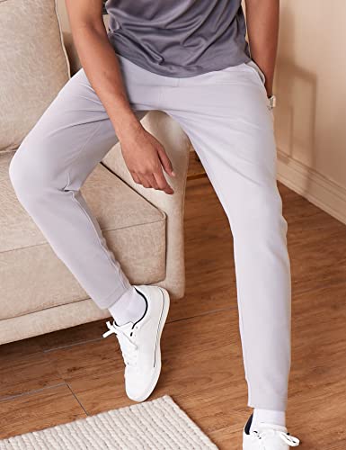 Image of DAMENSCH Men's Regular Fit Mid Rise Ottoman Joggers | Stylish Joggers for Casual Wear