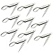 LAJA Imports 10 Pcs Magnifier Stainless Steel Magnifying Glass with Tweezer