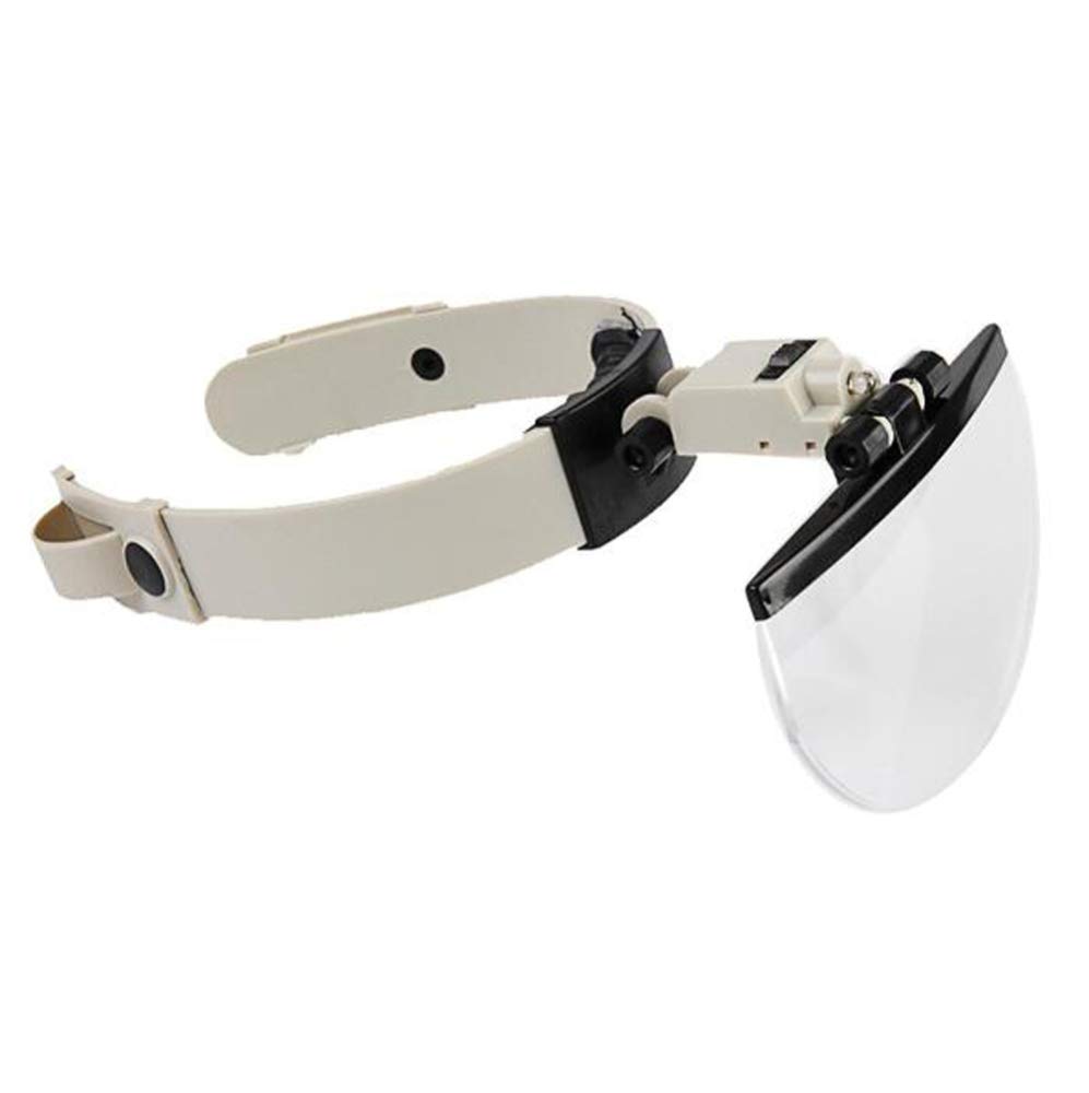 Lupa 4 Soczewki 2X 3,8X 4,5X 5,5X Uchwyt Na Opaskę Na Głowę Lupa Okulary Z 2 Diodami Led Okulary Powiększające Oko Narzędzie Powiększające A
