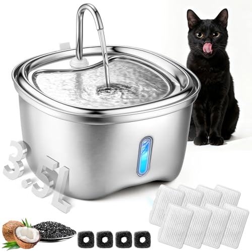 Fuente de agua para gatos D90 con filtros
