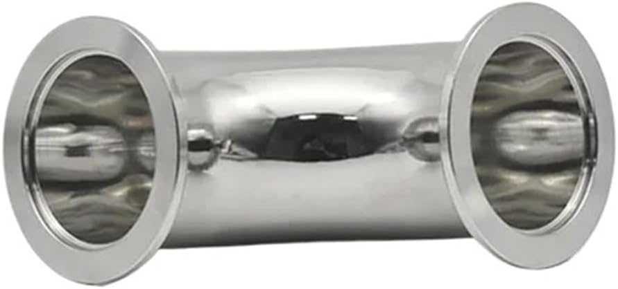 1pc KF16 KF25 KF40 KF50 304 Stainless Steel KF Vacuum Elbow Pipe Fitting Fit Tri Clamp(KF16)
