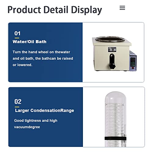 HNZXIB Lab Rotovap RE-201D 1L