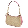Coach Women's Shoulder Bag, Outlet, 2-Way Crossbody Handbag, Brand, Shoulder Bag, Teri Shoulder Bag, Light KHAKI, PETUNIA, Pink