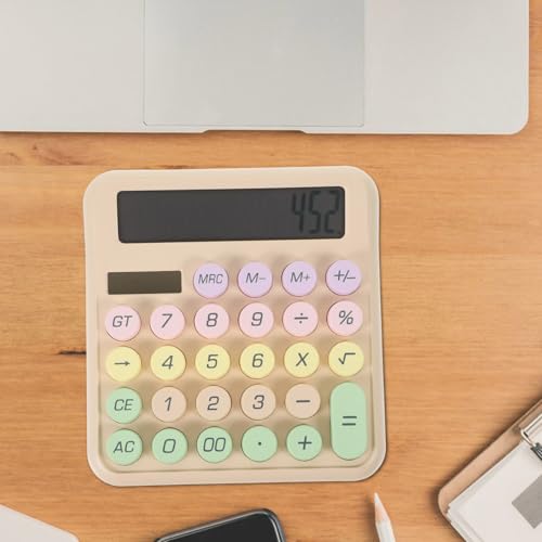 Calculadora de oficina portátil UKCOCO ideal para mochilas y estudio diario 6