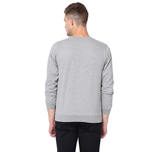 Image of Rigo Fleece Printed Round Neck Sweatshirt for Men | Full Sleeves Sweatshirt for Men | Casual Wear & Stylish Sweatshirts for Men