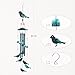 Askhald Bird Wind Chimes for Outside Windchimes Outdoors with 6 Wind Bells Hanging Decor for Patio Garden Porch Backyard Birthday Thanksgiving Christmas for Mom Grandma Nana