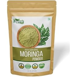 ORGANIC ZING Moringa Powder Food Grade 227 g / 8 oz - Finely Ground Moringa Oleifera Leaf Powder for Smoothies Cooking & Daily Use