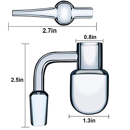 SHURUN Quarz Banger Quarz Thermal Banger Nagel Männlich 14mm Quarz Thermal Banger Nägel Für Bohrinseln Glas Bongs (14mm… – Bild 3