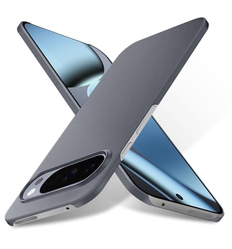 Bastmei für Google Pixel 10 Pro/Pixel 10 Hülle, Ultraleicht Superdünn Kratzfest rutschfest Kameraschutz Mattierte Textur Hart PC Handyhülle Hülle für Google Pixel 10/10 Pro 2025 (Grau)