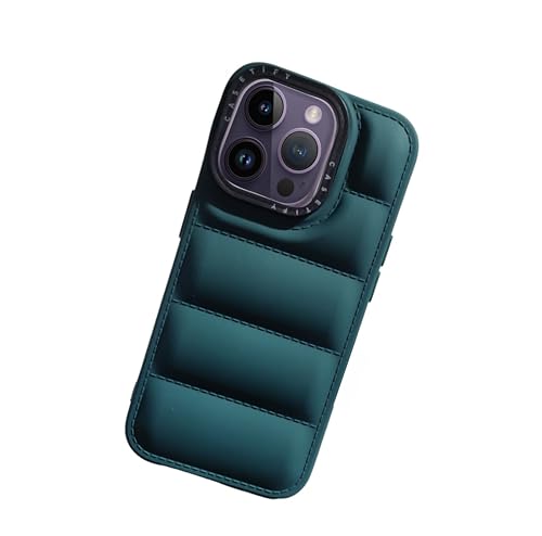 Image of jethuripuffer case Compatible with 15pro Green