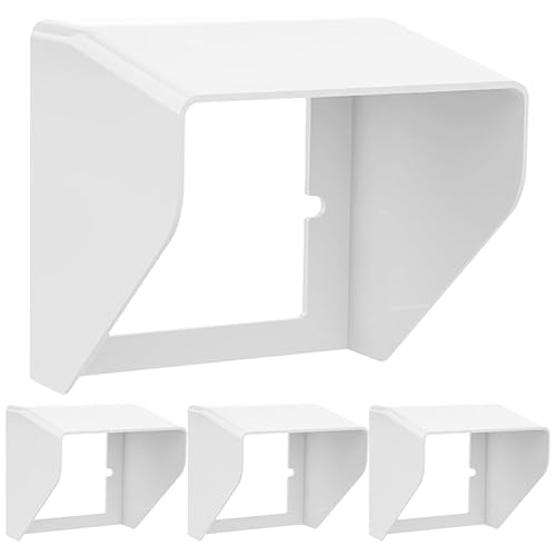 GANAZONO 4 piezas resistente a la intemperie cubierta de caja de salida eléctrica resistente a la intemperie, cubierta universal para timbre de