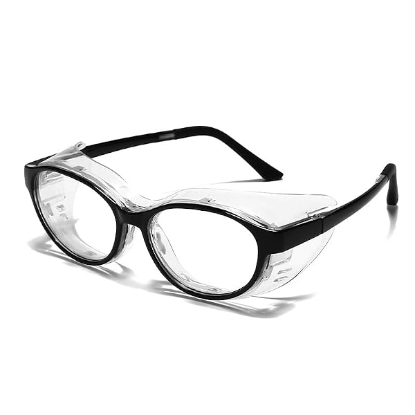 TR TOP RIVER Hydrating Dry Eyes Glasses with Soft Silicone Moisture Chambers, Reusable Moisture Pad, for Cataract Surgery Recovery (Black) by TR TOP RIVER - Used condition - US$26.33