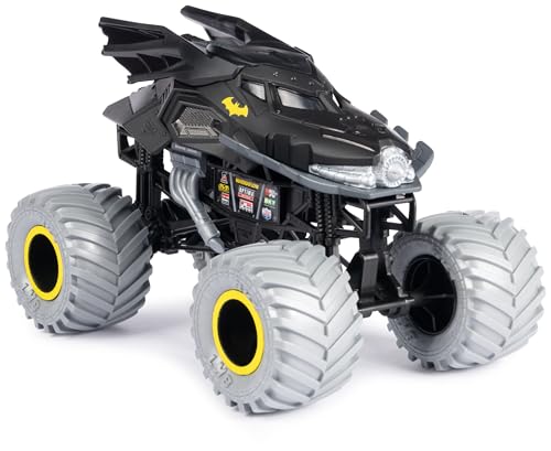 Monster Jam - Coche Monster Truck Batman Escala 1:24 METÁLICO - 6067612 - Coches para Niños - Juegos Infantiles - Juguetes Niños 3 años + 3 Monster Jam - Coche Monster Truck Batman Escala 1:24 MetÁlico - 6067612 - Coches Para Niños - Juegos Infantiles - Juguetes Niños 3 Años +