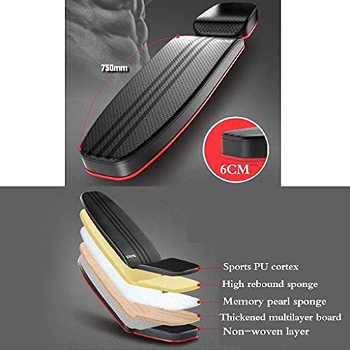 Adjustable Weight Load Training Fitness Gym Bench Weight Lifting Bed Multifunction Bench Press Weight Lifting Bench Home Indoor Fitness Equipment Gym Dumbbell Bench SUBINE Board See Load - Image 4