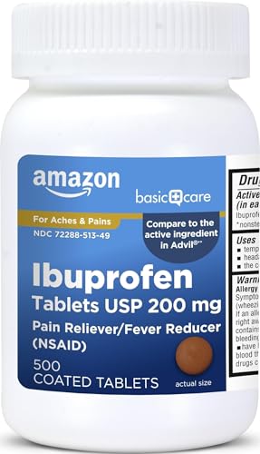 Image of Basic Care Ibuprofen Tablets, 500 Count