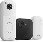 All-new Blink Video Doorbell + Outdoor 4 XR– Wireless smart security cameras, two-year battery life, go up to 400 feet from your home with extended range. Sync Module XR included.