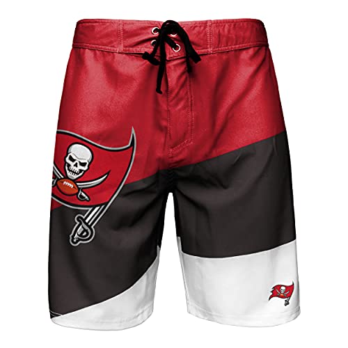 Image of FOCO Mens NFL Team Logo Color Dive Swim Boardshorts