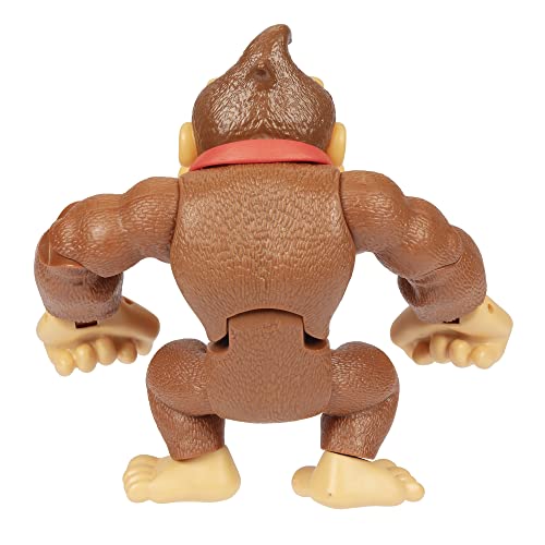 Super Mario Nintendo 6' / 15 cm große Donkey Kong Actionfigur mit beweglichen Funktionen, ideal zum Spielen und Ausstellen für Kinder und Sammler ab 3 Jahren