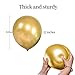 Yeunmu globos metalicos, Birthday Balloons 50 PCS (5 Colors X 10), Metallic Balloons for Parties, Thickened 12 Inch Party Balloons, Helium Balloons for Birthday Party (Globos Metalicos)