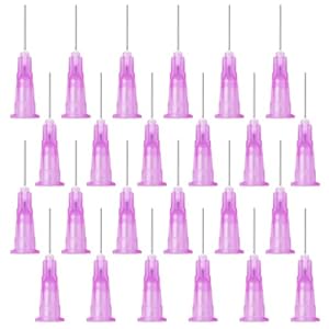 Anseom 100 Stück Stumpfe Spritzennadeln 24G