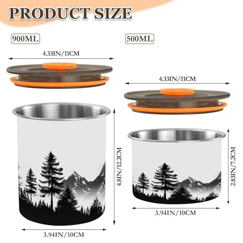 Contenedor Hermético para Café de Acero Inoxidable 30oz miniatura 3