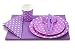 LolliZ Party Pack For 8, Lavender/Polka Dots Design