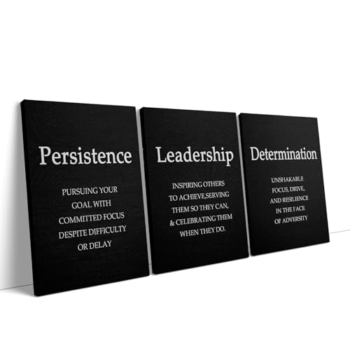 Motivational Wall Decor Persistence Leadership Determination Inspirational Wall Art Motivational