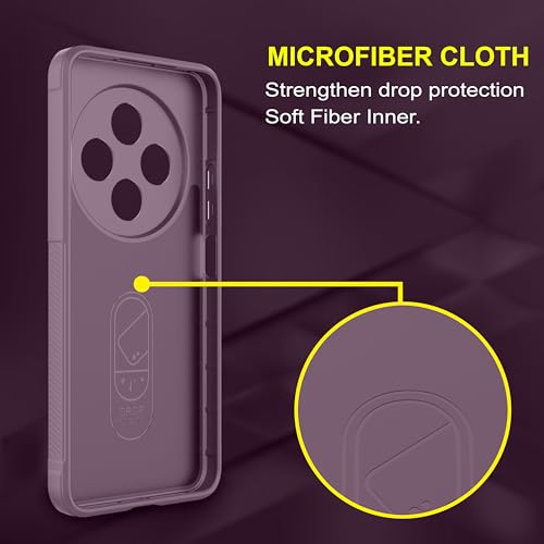 Image of Zapcase Back Case Cover for Poco M7 5G | Compatible for Poco M7 5G Back Cover | Liquid Silicon Magic Case with Camera Protection | Lavender