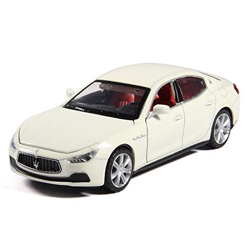 PENGJIE-Model 1:32 Maserati Ghibli Car Model Sound Light Back Force Function Children's Toy