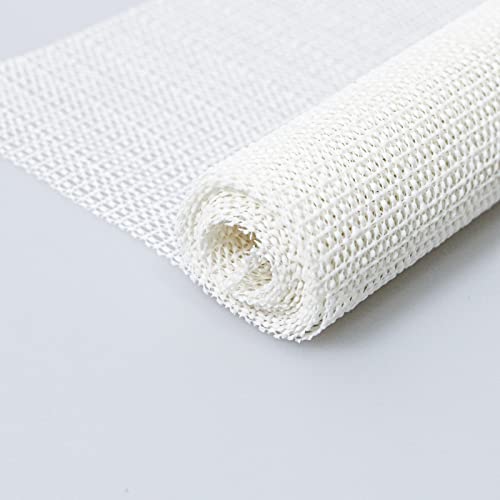 wohomuke Antirutschmatte Antirutschunterlage Rutschschutz Zuschneidbar Universal für Teppiche (Weiß,60x180cm)