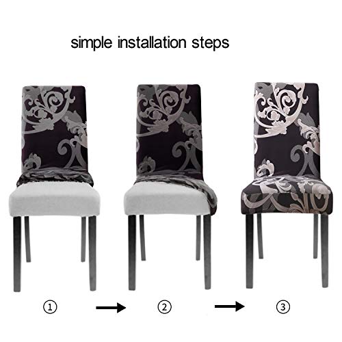Save 16% on Stretch Dining Chair Covers Set of 4 - Image 6