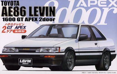 フジミトヨタ レビン AE86 1/24 プラモデル Amazon | フジミ模型 1/24 インチアップシリーズ No.61 ハチロクレビン