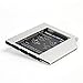 Produktbild SALCAR 2nd HDD/SSD SATA 3.0/2.HDD ODD SATA III Laufwerkschacht Adapter/Serial ATA Caddy für 9mm SATA 2,5 Zoll Festplatte (Aluminium)