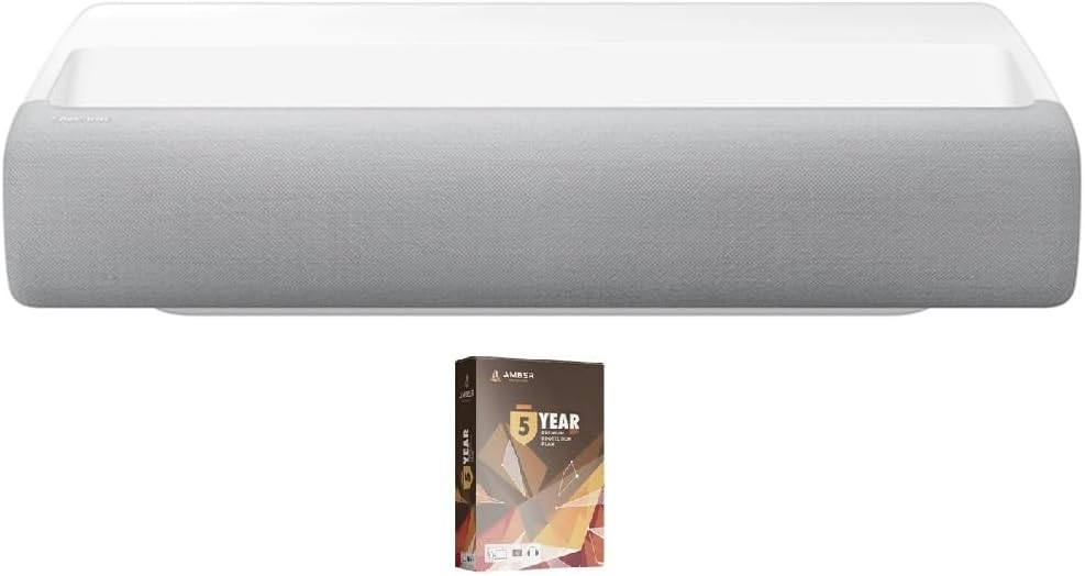 Samsung SP-LSP7T 120" The Premiere 4K Smart Laser Short-Throw Projector with an Additional 4 Year Coverage by Epic Protect (2021)