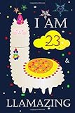 I Am 23 And Llamazing: Draw And Write Llama Notebook Journal,  Size 6 x 9 inch, 110 Pages, Birthday Llama Journals For Men and Women / 23 Year Old Birthday Gift for Men and Women!