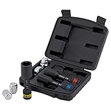 SK11(エスケー11) インパクトレンチ用 ホイールナットソケットセット 17・19・21mm 差込角 12.7mm (1/2インチ) SWS403P タイヤ交換