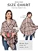 Moss Rose Women's Travel Gift Shawl Wrap Poncho Ruana Cape Open Front Cardigan for Spring Fall Winter Holiday