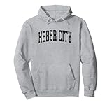 Photo Gallery heber city utah ut vintage athletic sports nero design felpa con cappuccio Photo Gallery heber city utah ut vintage athletic sports nero design felpa con cappuccio