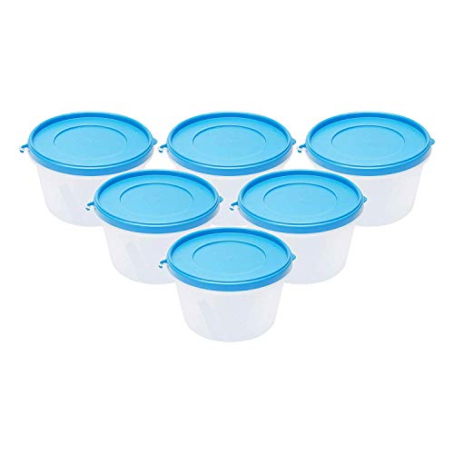 Image of Cutting EDGE Nesterware 750ml Stackable Food Container (Set of 6, Blue)