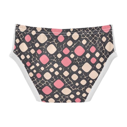 KLL Leopard Pattern Pink Black Hawaiian Toddler Boys' Cotton Underwear Cute Undies2