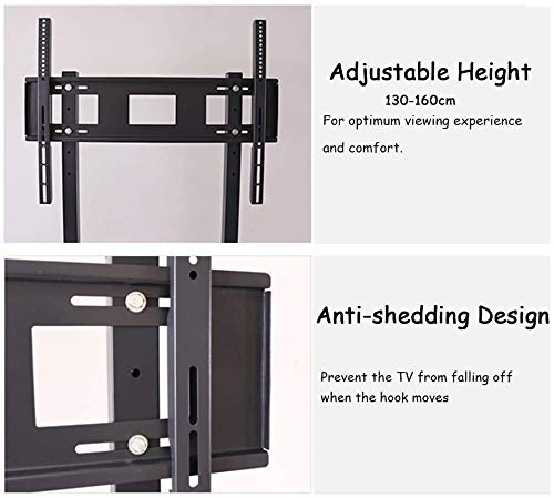Soporte móvil universal para TV 60-100 pulg hasta 150 kg miniatura 3